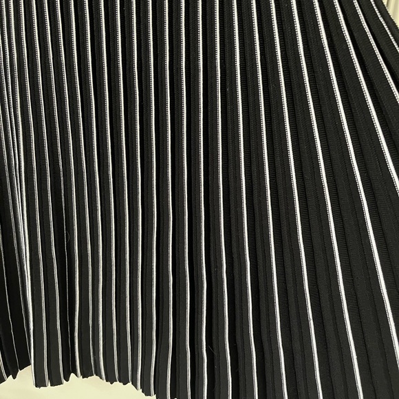 Elegant Black and White Striped Skirt - Picture 3 of 4